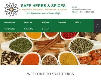 Safeherbsco.com(Herbs) Screenshot