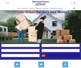 Safehousepackers.com(Best Packing and Moving Company) Screenshot