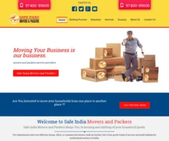 Safeindiapackers.com(Bangalore Packers and Movers) Screenshot