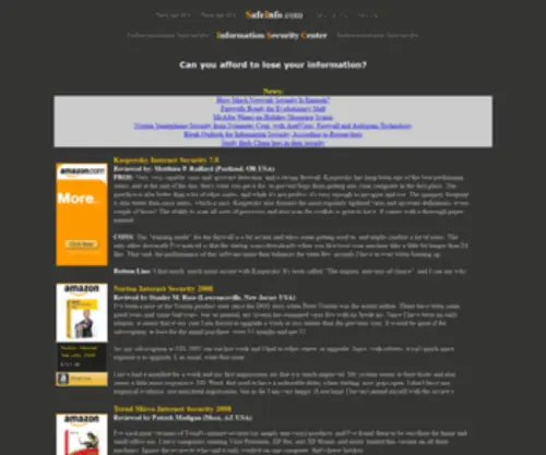 Safeinfo.com(Information Security Center) Screenshot