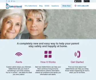 Safeinhome.com(Senior care) Screenshot