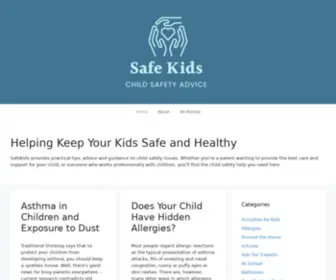 Safekids.co.uk(Safe Kids) Screenshot