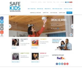 Safekids.org(Safe Kids Worldwide) Screenshot