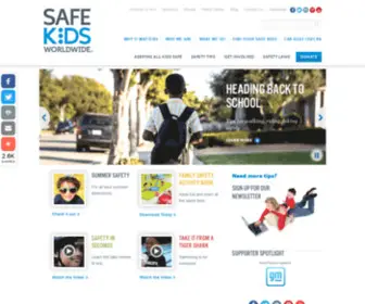 Safekidsday.com(Safe Kids Worldwide) Screenshot