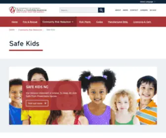 Safekidsnc.org(Safe Kids) Screenshot