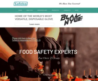 Safeko.com(We have you covered) Screenshot