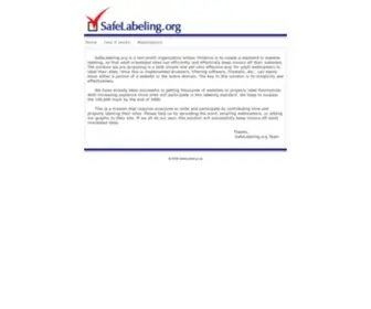 Safelabeling.org(Safelabeling) Screenshot