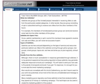 Safelist-Blaster.net(Safelist Blaster) Screenshot