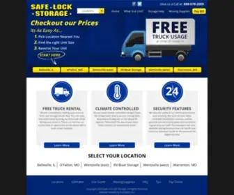 Safelockstorage.com(Self Storage in Missouri and Illinois) Screenshot