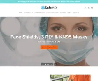 Safemd.us(KN95 and 3 Ply Disposable Masks) Screenshot