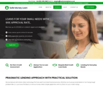 Safemoneyloan.co.uk(Avail unsecured loans for bad credit. Safe Money Loan) Screenshot