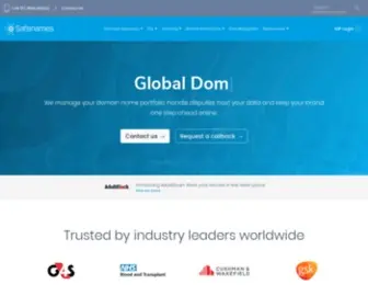 Safenames.com(Global domain registration) Screenshot