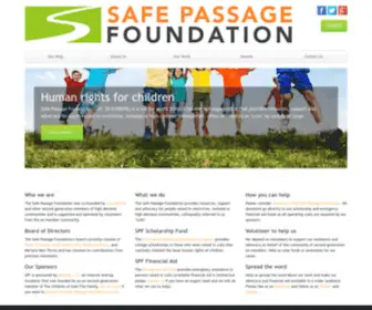 Safepassagefoundation.org(Safe Passage Foundation) Screenshot