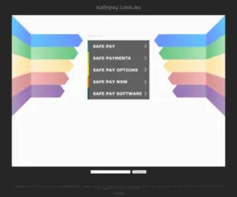 Safepay.com.au(Australian payment gateway) Screenshot