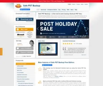 Safepstbackup.com(Safe PST Backup) Screenshot