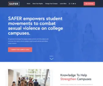 Safercampus.org(SAFER) Screenshot