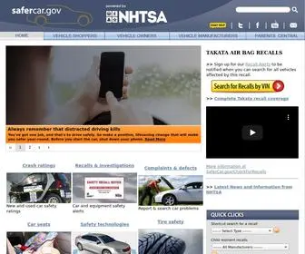 Safercar.gov(National Highway Traffic Safety Administration (NHTSA)) Screenshot