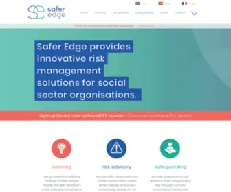 Saferedge.com(Security Training & Safeguarding) Screenshot