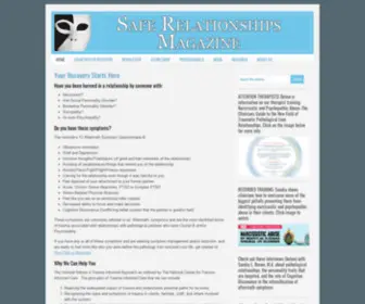 Saferelationshipsmagazine.com(Sandra brown ma) Screenshot