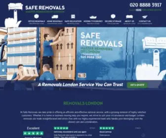 Saferemovals.co.uk(Removals London) Screenshot