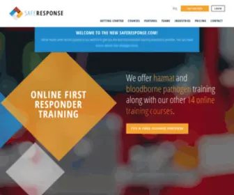 Saferesponse.com(Online Training for First Responders) Screenshot