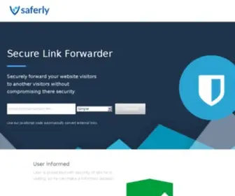 Saferly.net(Secure Link Forwarding) Screenshot