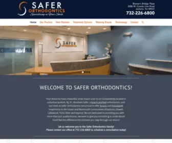 Saferorthodontics.com(Dr. Safer) Screenshot