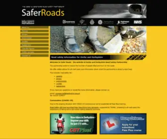 Saferroadsderbyshire.org.uk(Derby and Derbyshire Road Safety Partnership) Screenshot