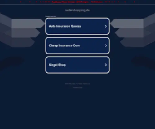 Safershopping.de(TÜV) Screenshot