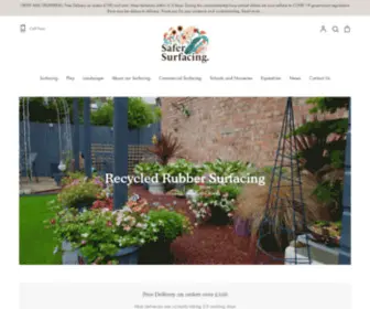 Safersurfacing.co.uk(Rubber Chippings) Screenshot