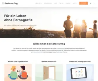 Safersurfing.org(Willkommen bei Safersurfing) Screenshot