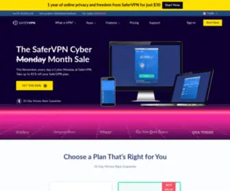 SaferVPN.biz(The Fastest & Simplest VPN Worldwide) Screenshot