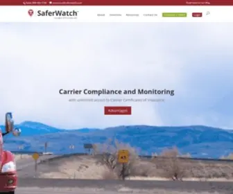 Saferwatch.com(Qualify and Monitor Trucking Companies) Screenshot