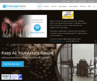 Safes.co.nz(Challenger Safes) Screenshot