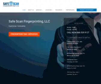 Safescanfingerprinting.com(Quality Fingerprinting Services) Screenshot