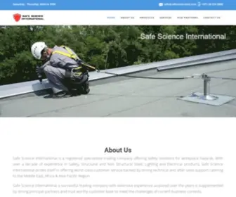 Safescienceintl.com(Safe Science International) Screenshot