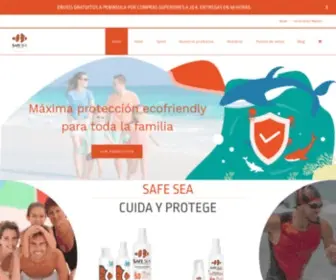 Safesea.es(Descubre la crema solar ecofriendly Safe Sea) Screenshot