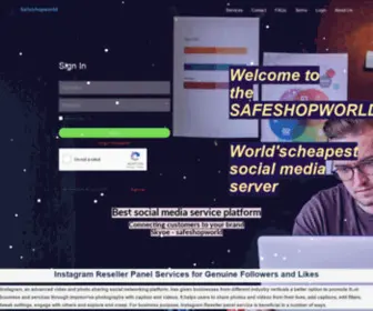 Safeshopworld.com(Cheap followers) Screenshot