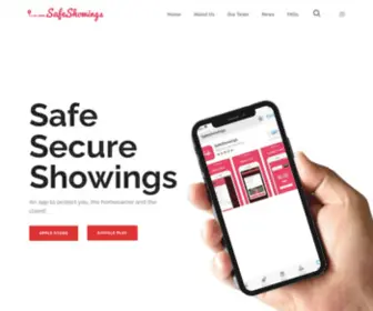 Safeshowings.com(Secure Safe Showings) Screenshot