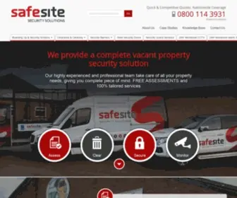 Safesitesecuritysolutions.co.uk(SafeSite Security Solutions) Screenshot