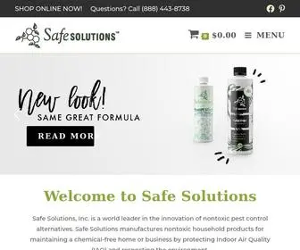 Safesolutions.com(Nontoxic Pest Control Household Products) Screenshot