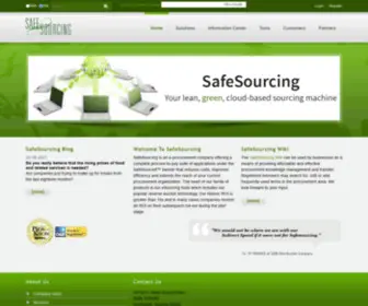 Safesourcing.com(SafeSourcing > Home) Screenshot