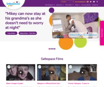 Safespaces.co.uk(Safespaces For The Best Safe Living And Sleeping Spaces) Screenshot