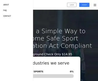 Safesportbackgroundchecks.com(Safesportbackgroundchecks) Screenshot