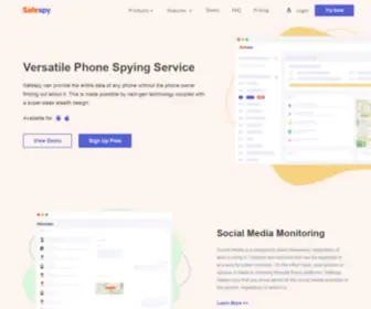 Safespy.com(World's Most Trusted Spy Phone App) Screenshot