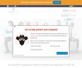 Safesthires.com(The Easiest and Fastest Background Checks for Staffing & HR) Screenshot