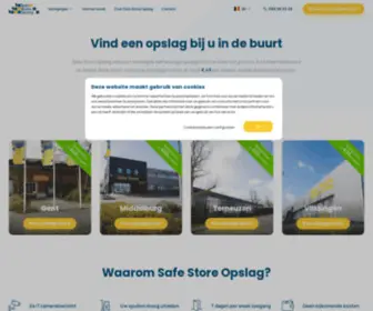 SafeStore-Opslag.be(Vind een opslag bij u in de buurt) Screenshot