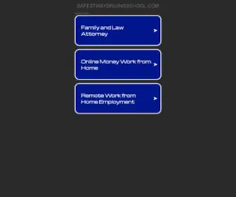 Safestwaydrivingschool.com(The ORIGINAL Safestway Driving School) Screenshot