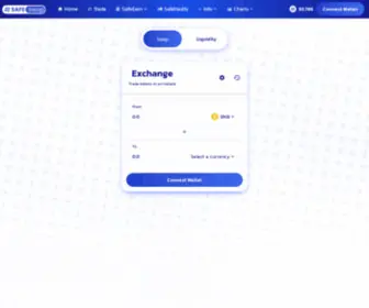 Safeswap.finance(The SafeSwap Online cryptocurrency trading platform) Screenshot