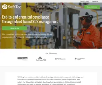 Safetec.net(MSDS Management) Screenshot